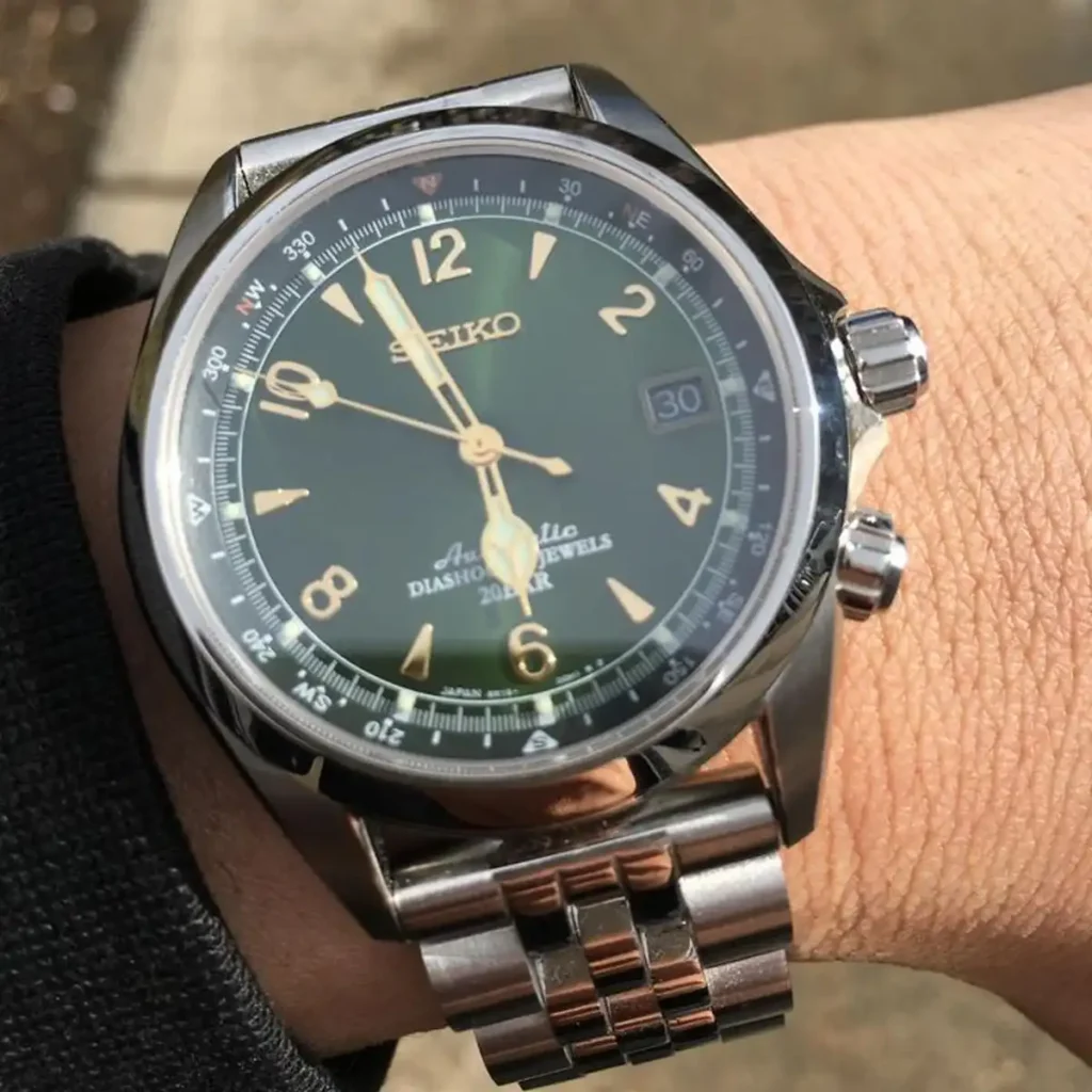 seiko alpinist, japanese watch, field watch